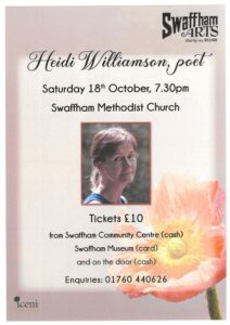 Swaffham Arts Heidi Williamson