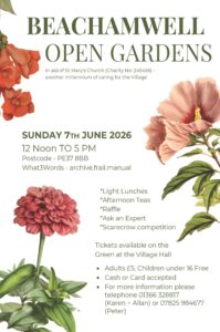 Beachamwell Open Gardens 2026 Poster Compressed
