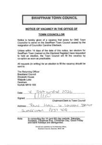 Notice Of Vacancy 04092026